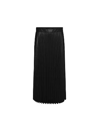 VERO MODA | Midi-jupe en similicuir VMBELLAHOLLY | schwarz
